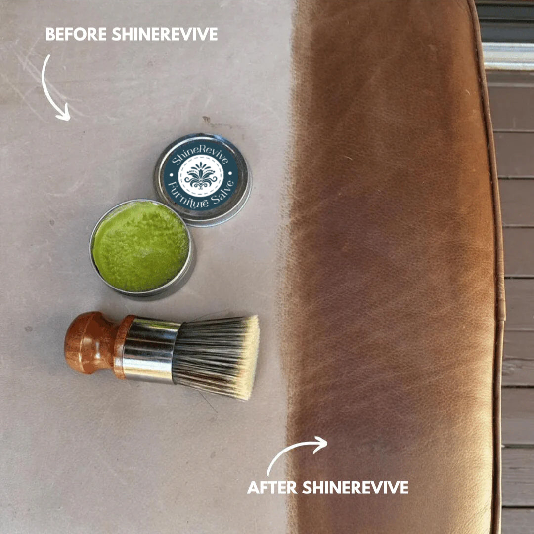 ShineRevive  – Leather & Furniture Repair Salve + Applicator Brush