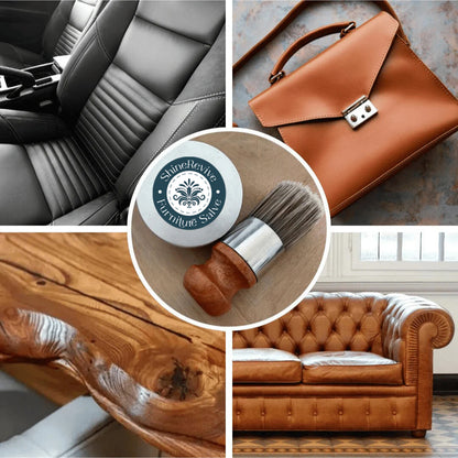 ShineRevive  – Leather & Furniture Repair Salve + Applicator Brush (Exclusive Offer)